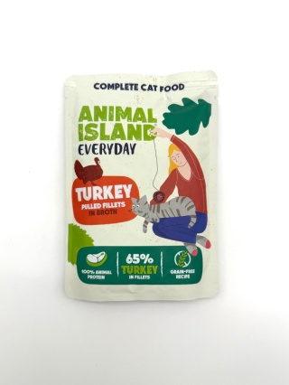 ANIMAL ISLAND Everyday z Indykiem fileciki w rosole 85g