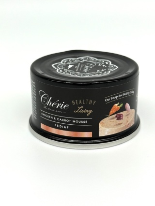 Cherie – Mus z Kurczaka i Marchwi dla Kota 80 g