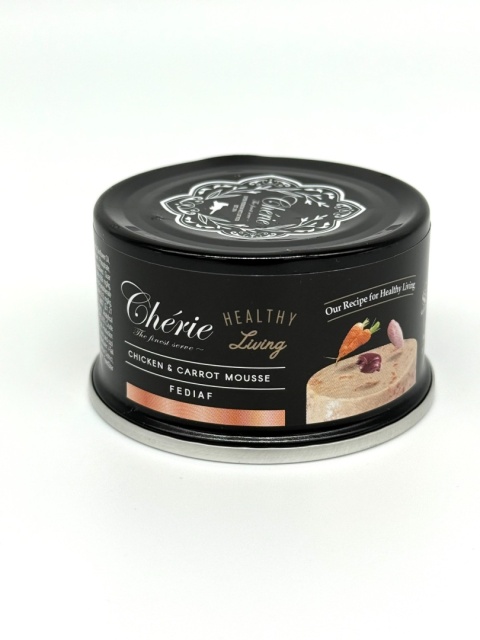 Cherie – Mus z Kurczaka i Marchwi dla Kota 80 g