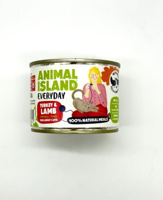 Animal Island Everyday – Mokra karma dla kota z indykiem i jagnięciną 200 g
