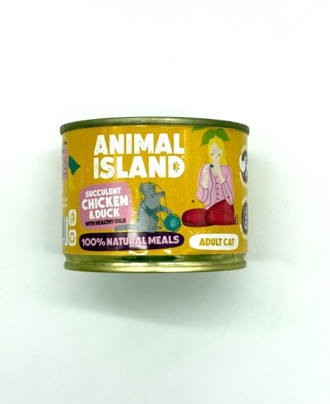 Animal Island Karma mokra dla kota z kurczakiem i kaczką 200g