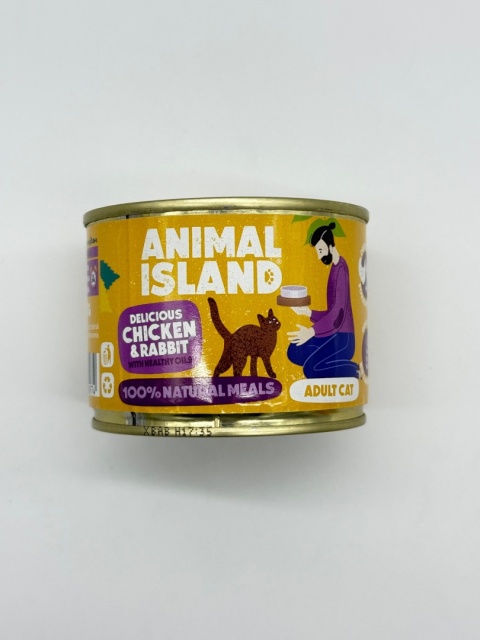 Animal Island Karma mokra dla kota z kurczakiem i królikiem 200g