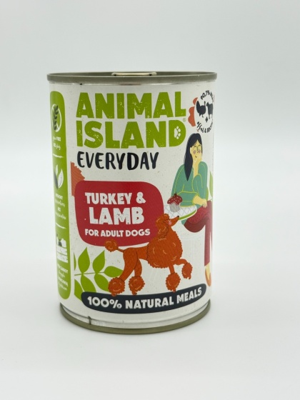 Animal Island Mokra karma dla psa Indyk z Jagnięciną 400 g