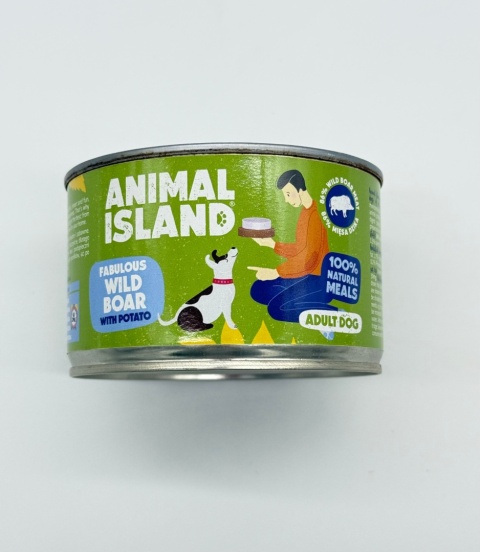 Animal Island Mokra karma dla psa dziczyzna z ziemniakami 410 g