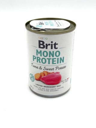 BRIT Mono Protein Tuna&sweet potato - mokra karma z tuńczykiem i batatami dla psa - 400 g