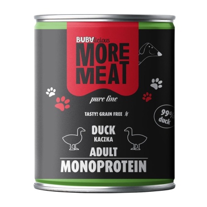 BUBAlicious More Meat mono karma dla psa Pure Line 800g KACZKA