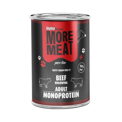 BUBAlicious More Meat mono karma dla psa Pure Line 400g WOŁOWINA