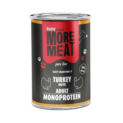 BUBAlicious More Meat mono karma dla psa Pure Line 400g INDYK