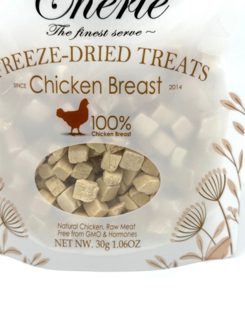 Cherie liofilizowane kawałki piersi z kurczaka 30g