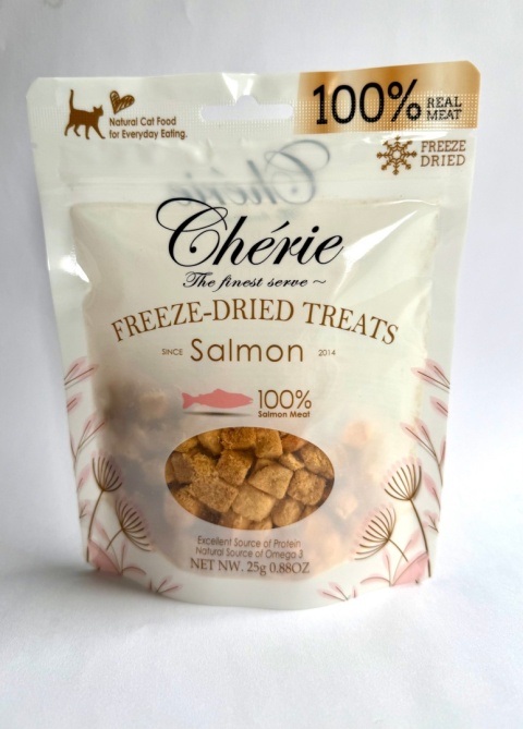 Cherie liofilizowany łosoś 25g