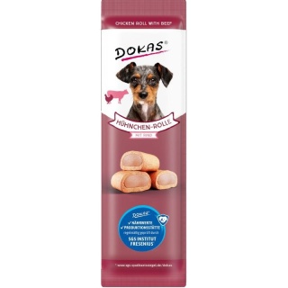 DOKAS miękkie poduszeczki kurczak z wołowiną 10g