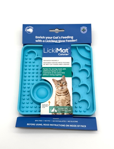 Mata LickiMat Classic Catster turkusowa
