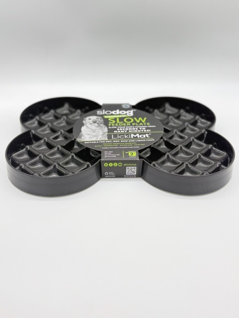 Miska slow food spowalniająca jedzenie SLODOG czarna