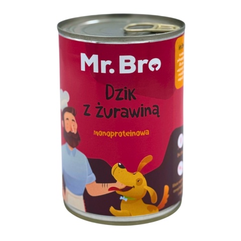 Mr. Bro Dzik z żurawiną 400g