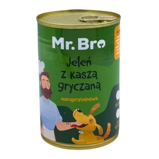 Mr. Bro Jeleń z Kaszą Gryczaną 400 g