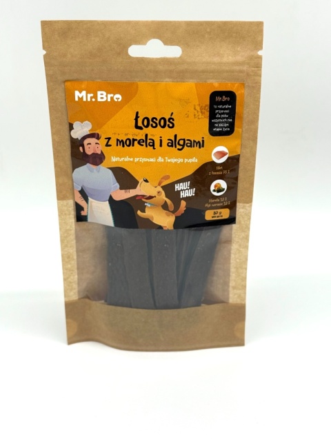 Mr. Bro Strips – Łosoś z Morelą 80g