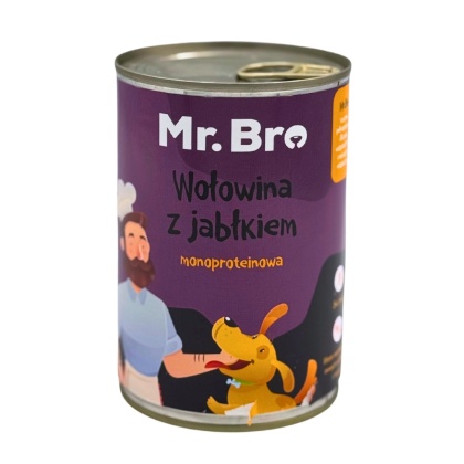Mr. Bro Wołowina z jabłkiem 400 g