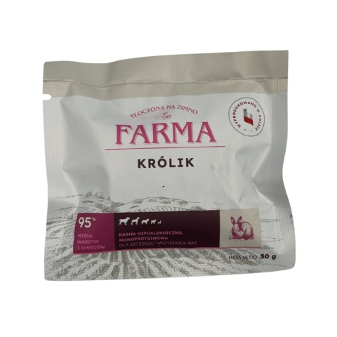 PRÓBKA Farma Królik Dla Szczeniąt 50g