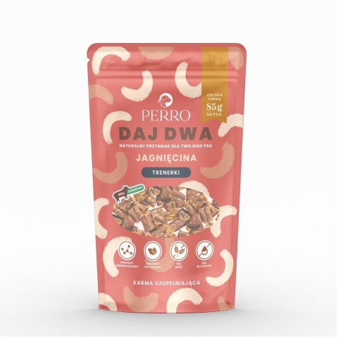 Perro DAJ DWA Jagnięcina Trenerki 85g