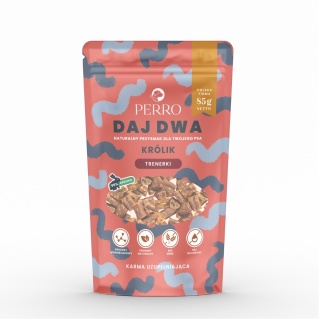 Perro PERRO Daj Dwa Królik Trenerki 85g