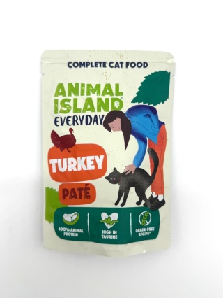 ANIMAL ISLAND Everyday – Pasztet z indyka, saszetka 100g