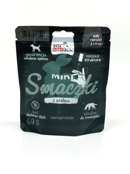 Syta Micha Mini smaczki dla psa z królikiem 60g