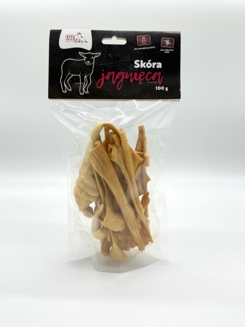 Syta Micha Suszona skóra jagnięca dla psa 100g
