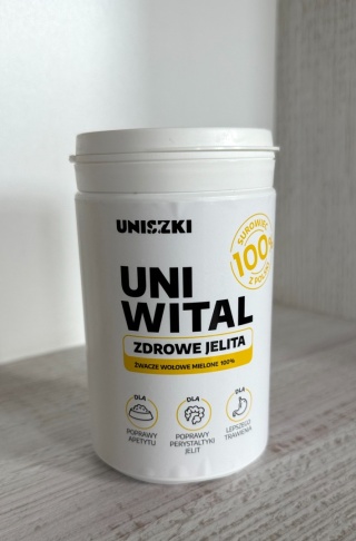 UNISZKI Uniwital Zdrowe Jelita (żwacz wołowy mielony) 180g