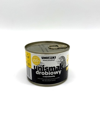 Uniszki UNIsmak drobiowy z marchewką 200g