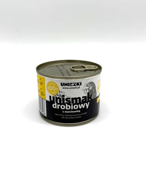 Uniszki UNIsmak drobiowy z marchewką 200g