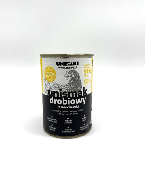 Uniszki UNIsmak drobiowy z marchewką 410g