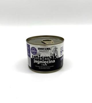 Uniszki UNIsmak jagnięcina z dynią 200g