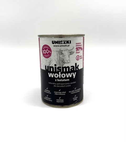 Uniszki UNIsmak wołowy z batatem 410g