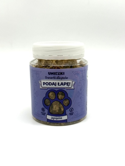 Uniszki - trenereki Podaj Łapę jagnięcina 150g