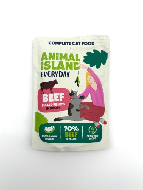 Mokra karma dla kota Animal Island mix 4 smaków 40 x 85g