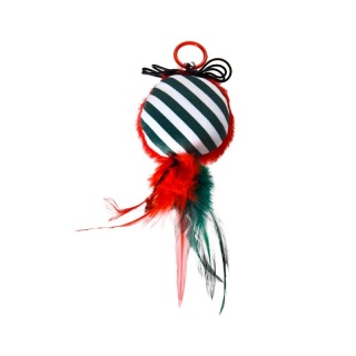 BUBA Święta! kot Zabawka na gumce z piórami