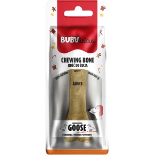 BUBAlicious XMAS kość Adult o smaku gęsi z dodatkiem pędów sosny 17cm
