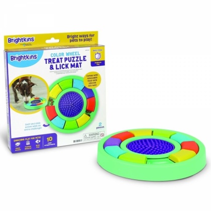 Brightkins Łamigłówka Gra COLOR WHEEL & LICK MAT