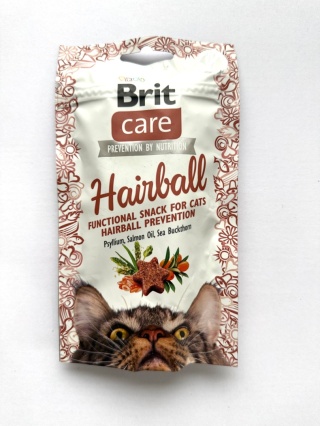 Brit Care Cat Snack Hairball, kaczka, 50 g