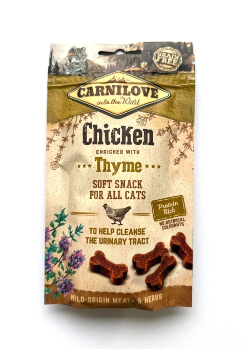 Carnilove Semi-moist Snack, kurczak i tymianek, 50g