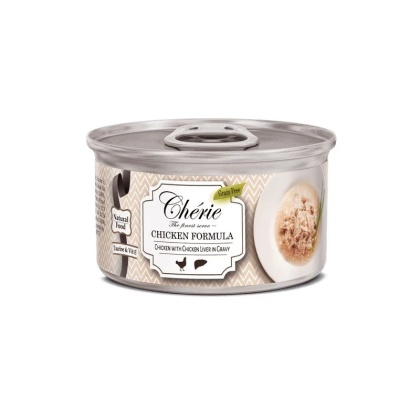 Cherie - Kurczak i wątróbka 80g - Karma dla kota