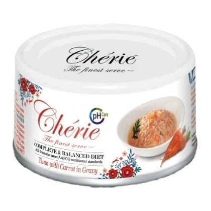 Cherie - Tuńczyk z marchewką w sosie dla kota 80G