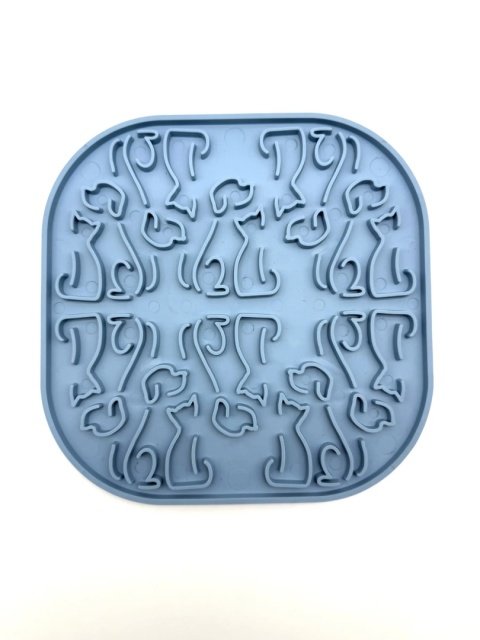 Fiboo Mata do lizania – lollipop 19cmx19cm ciemny niebieski