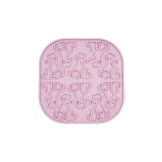 Fiboo Mata do lizania – lollipop 19cmx19cm różowa