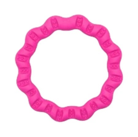 Fiboo Fringoo mini - ringo do szarpania i rzucania różowe 12cm