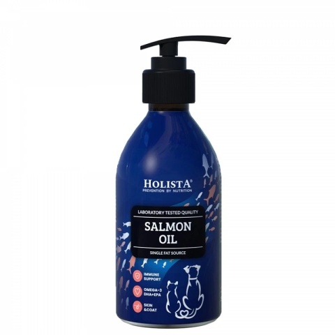 Holista Salmon Oil 250ml - Olej z Łososia - dla psa i kota