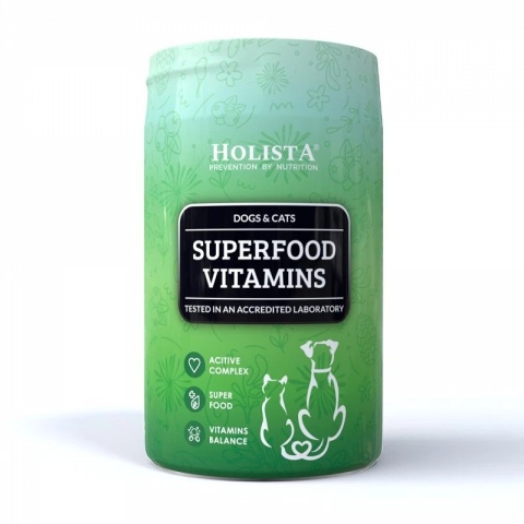 Holista Superfood Vitamins 200g - Witaminy i minerały dla psa i kota