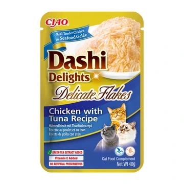 Inaba Cat Dashi Delights Flakes Chicken & Tuna 40g