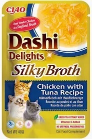 Inaba Cat Dashi Delights Silky Chicken Tuna 40g
