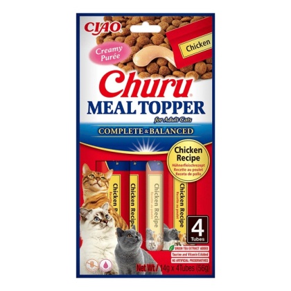 Inaba Cat Meal Topper Chicken Recipe4x14g (56g)